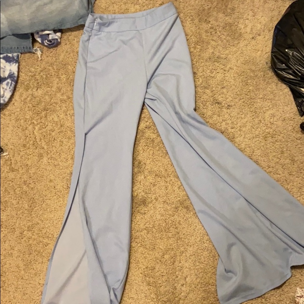 Open leg pants